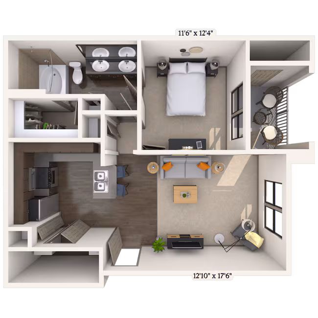 Unit 08104 05205 floor plan